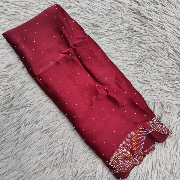 Satin Fabric Heavy Hijabs | HJ06